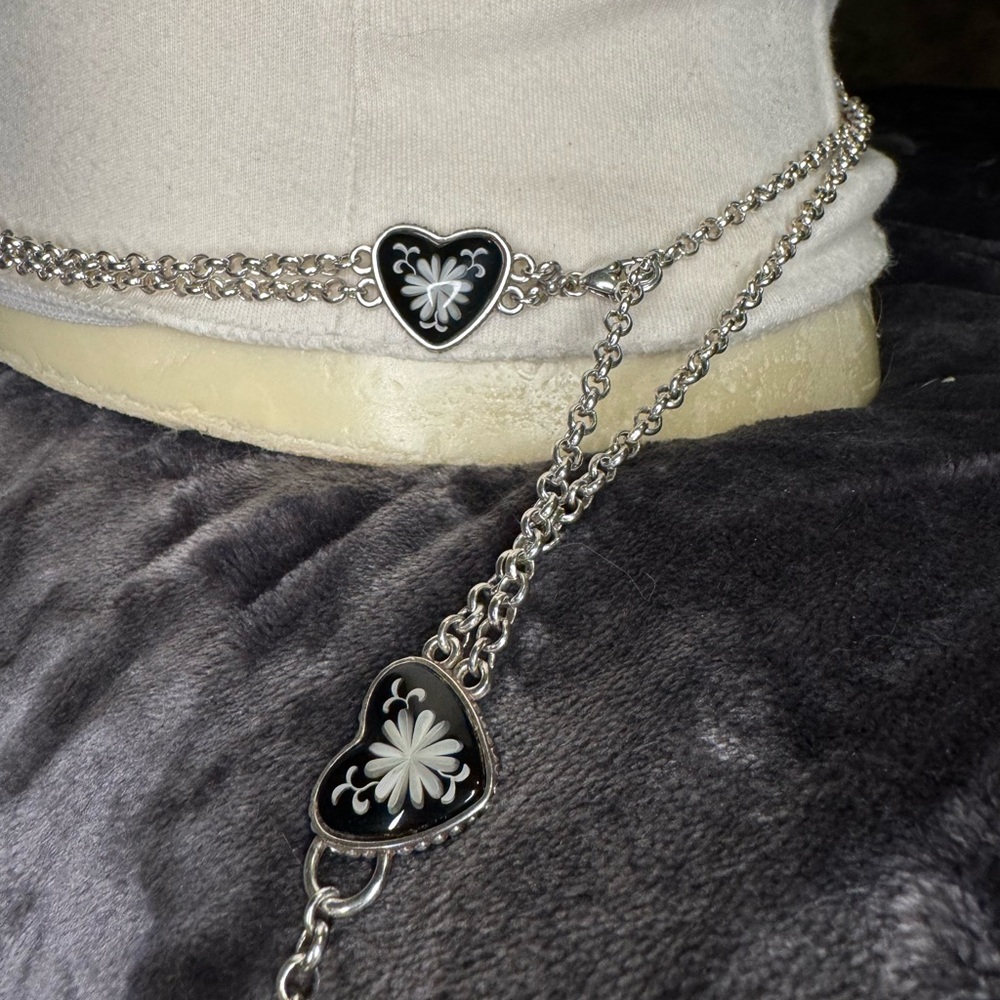 Brighton adjustable heart belt